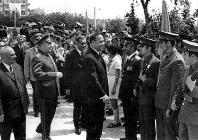 3-C Naxçıvanski adına Hərbi İnternat Məktəbində. 1973-cü il